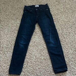 PAIGE Women's Dark Blue Skinny Jeans